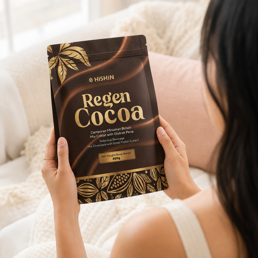 A glass of Regen Cocoa